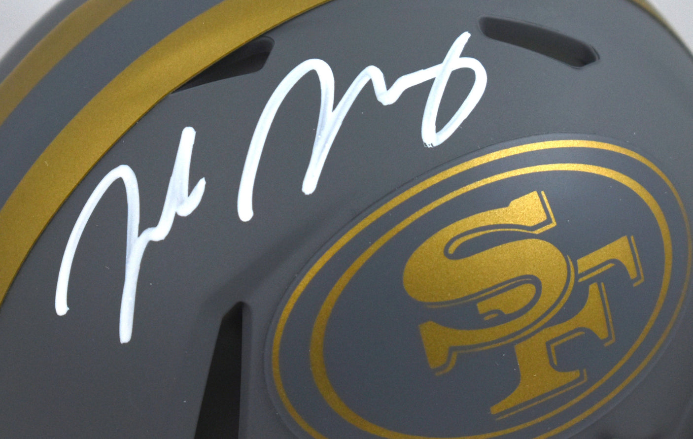 Jake Moody Signed San Francisco 49ers Slate Speed Mini Helmet - Beckett W Holo