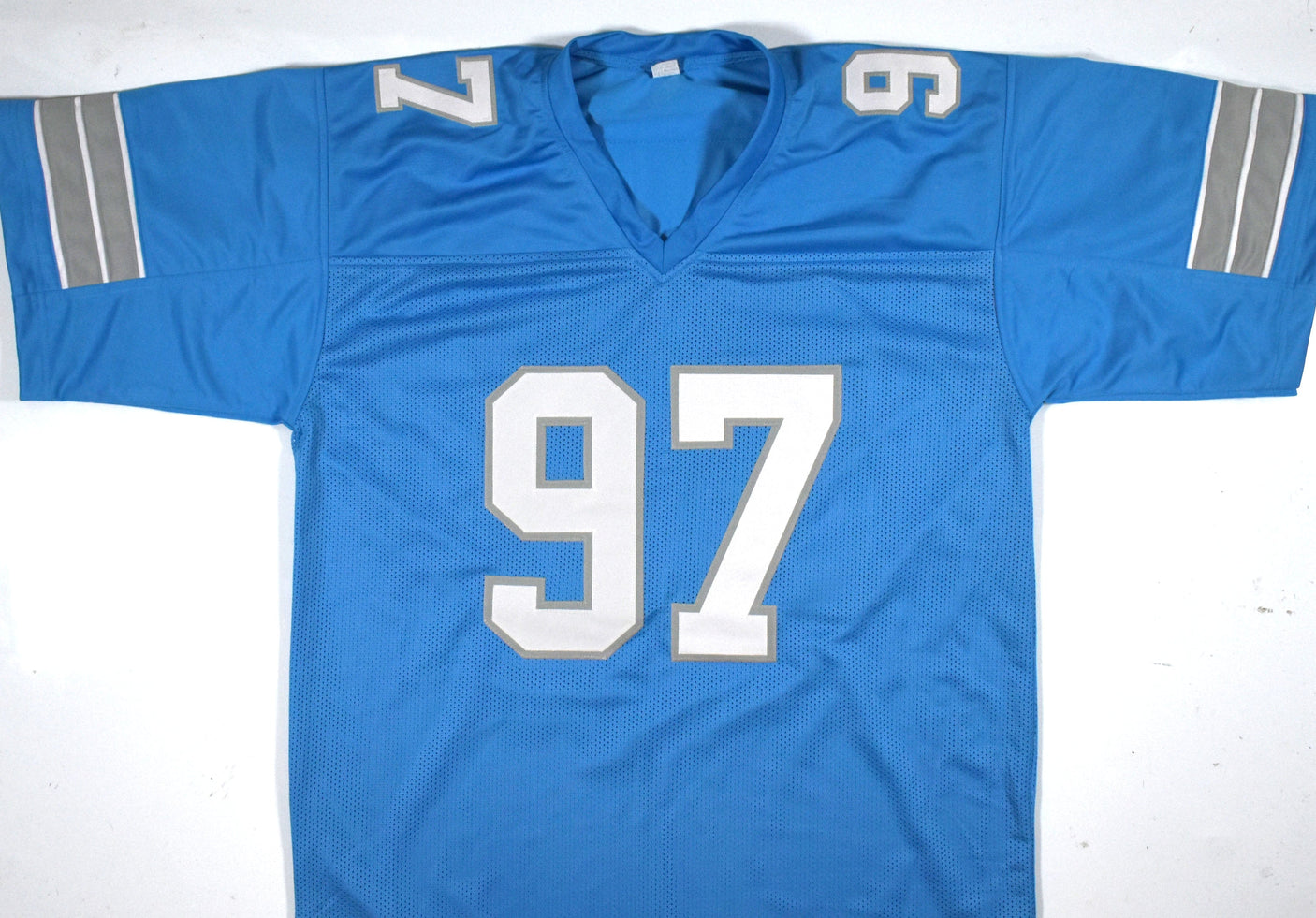 Aidan Hutchinson Autographed Blue Pro Style Jersey - Beckett W Hologram *Black