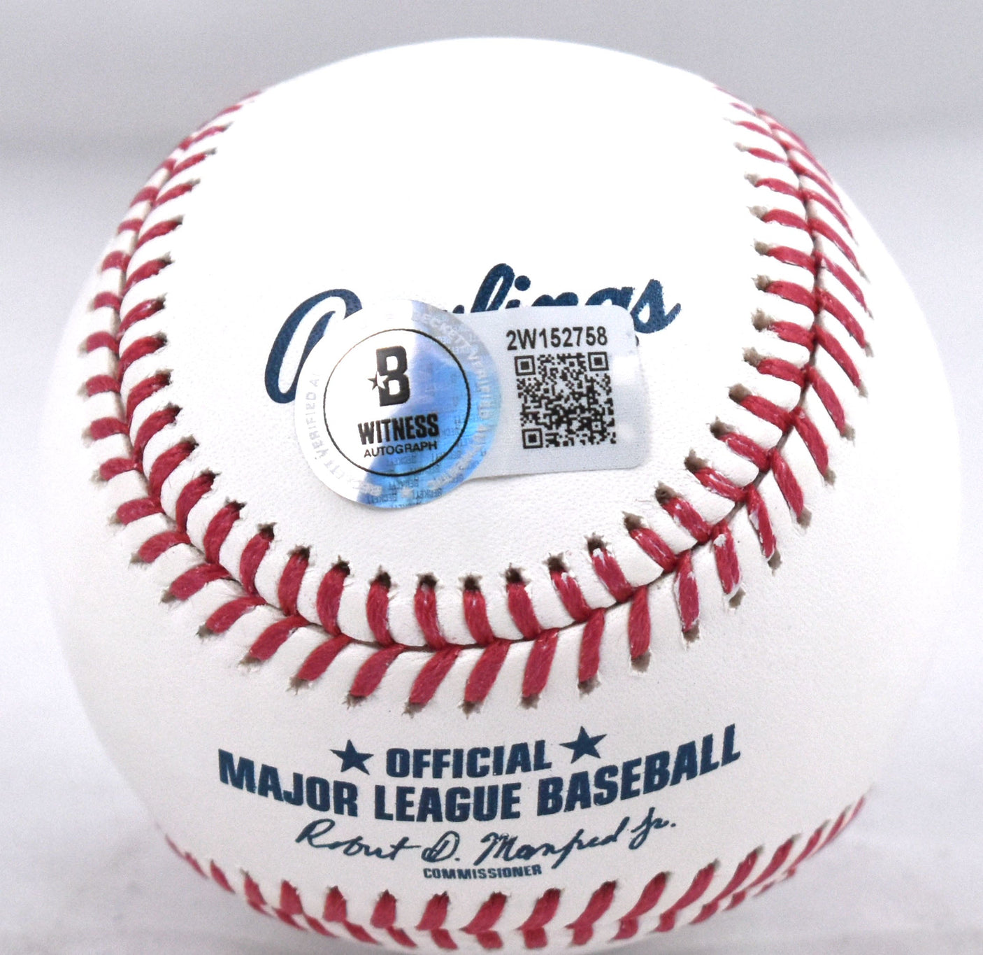 Bartolo Colon Autographed Rawlings OML Baseball - Beckett W Hologram *Blue