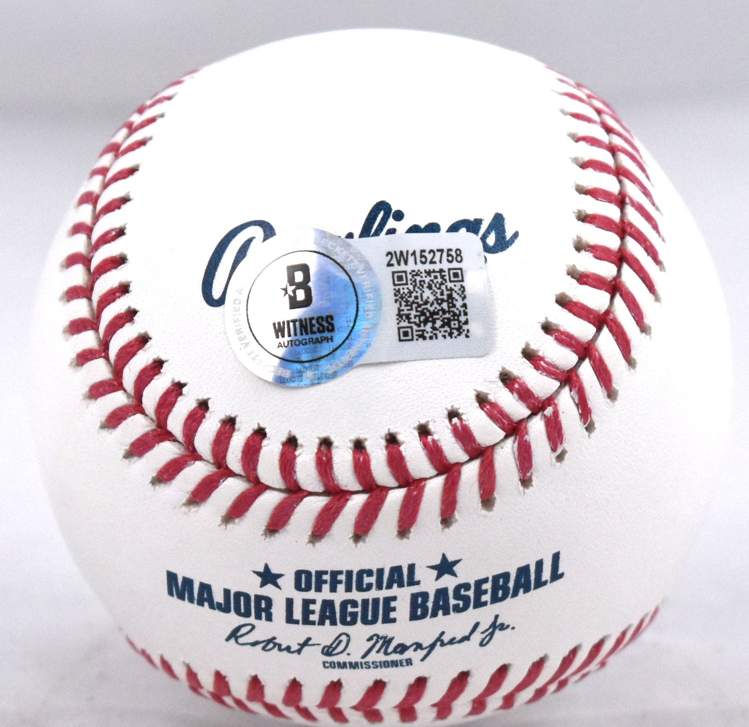 Bartolo Colon Autographed Rawlings OML Baseball - Beckett W Hologram *Blue