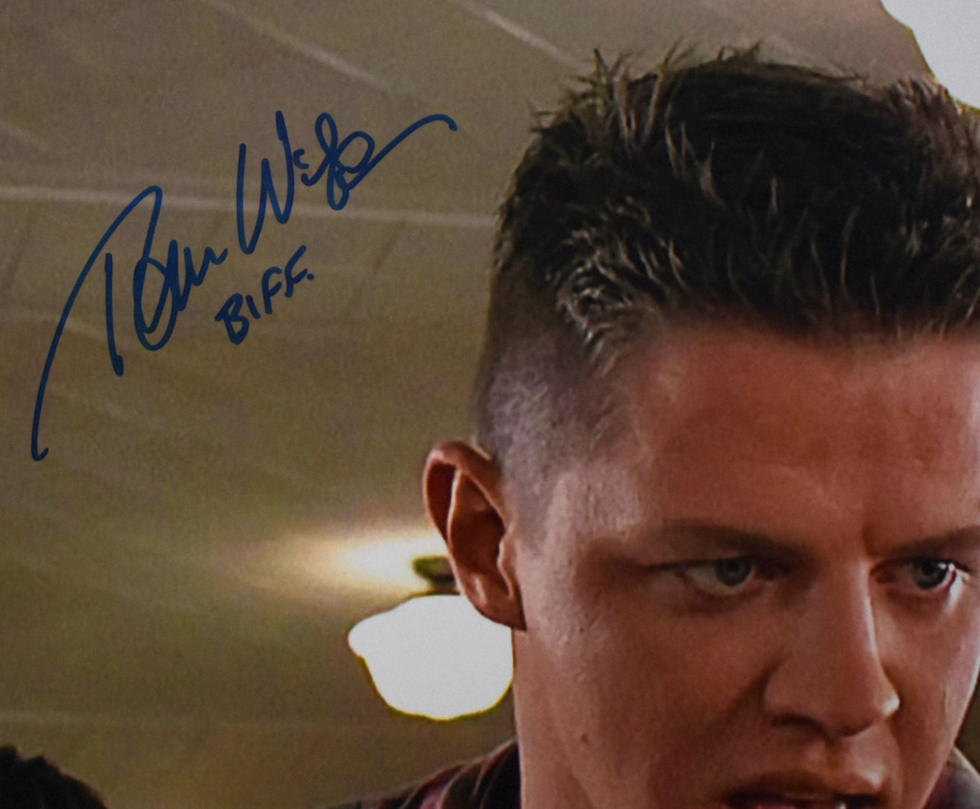 Thomas Wilson Autographed Back to the Future 16x20 Photo w/Biff - Beckett W Holo