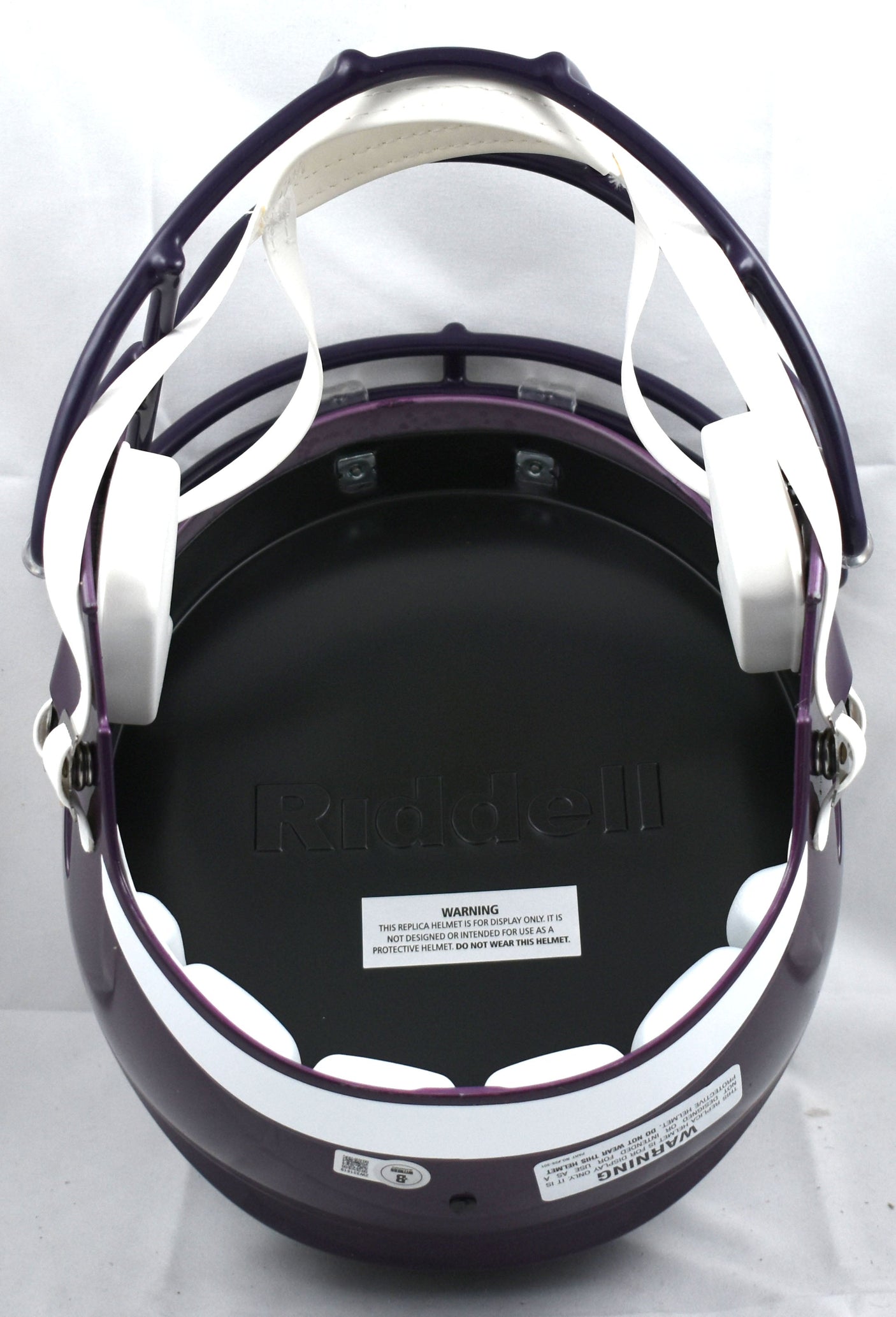 Randall Cunningham Autographed Vikings 83-01 F/S Speed Helmet - Beckett W Holo