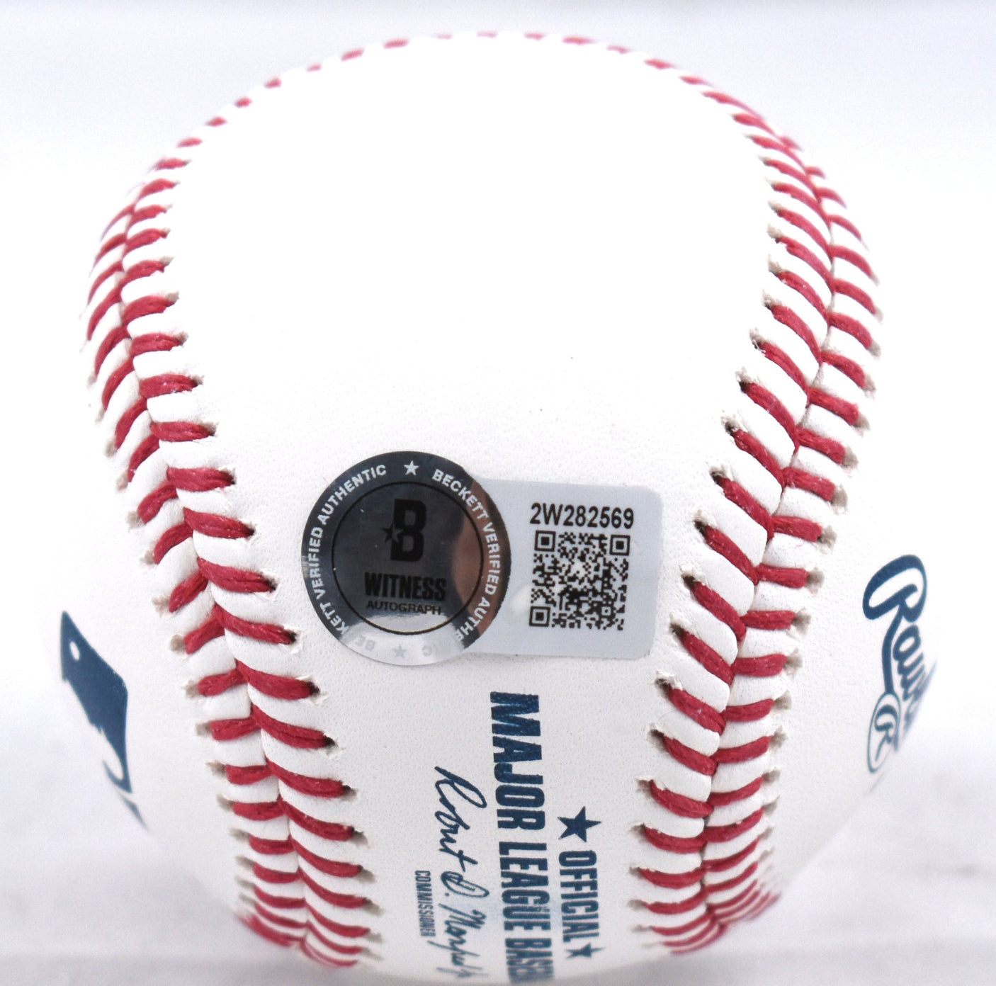 Brian Jordan Signed Rawlings OML Baseball w/Inscription - Beckett W Hologram