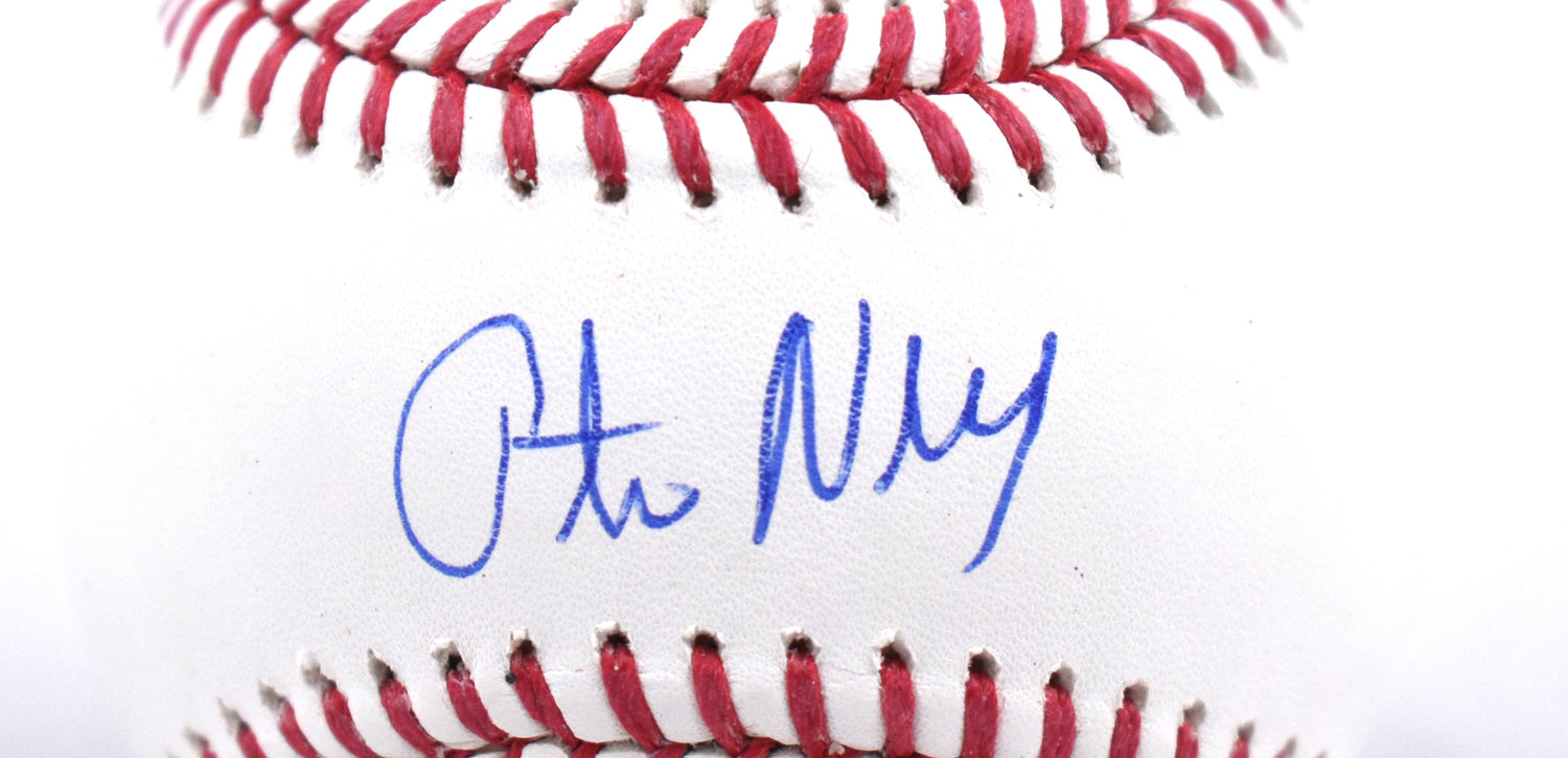 Otis Nixon Autographed Rawlings OML Baseball - Beckett W Hologram *Blue