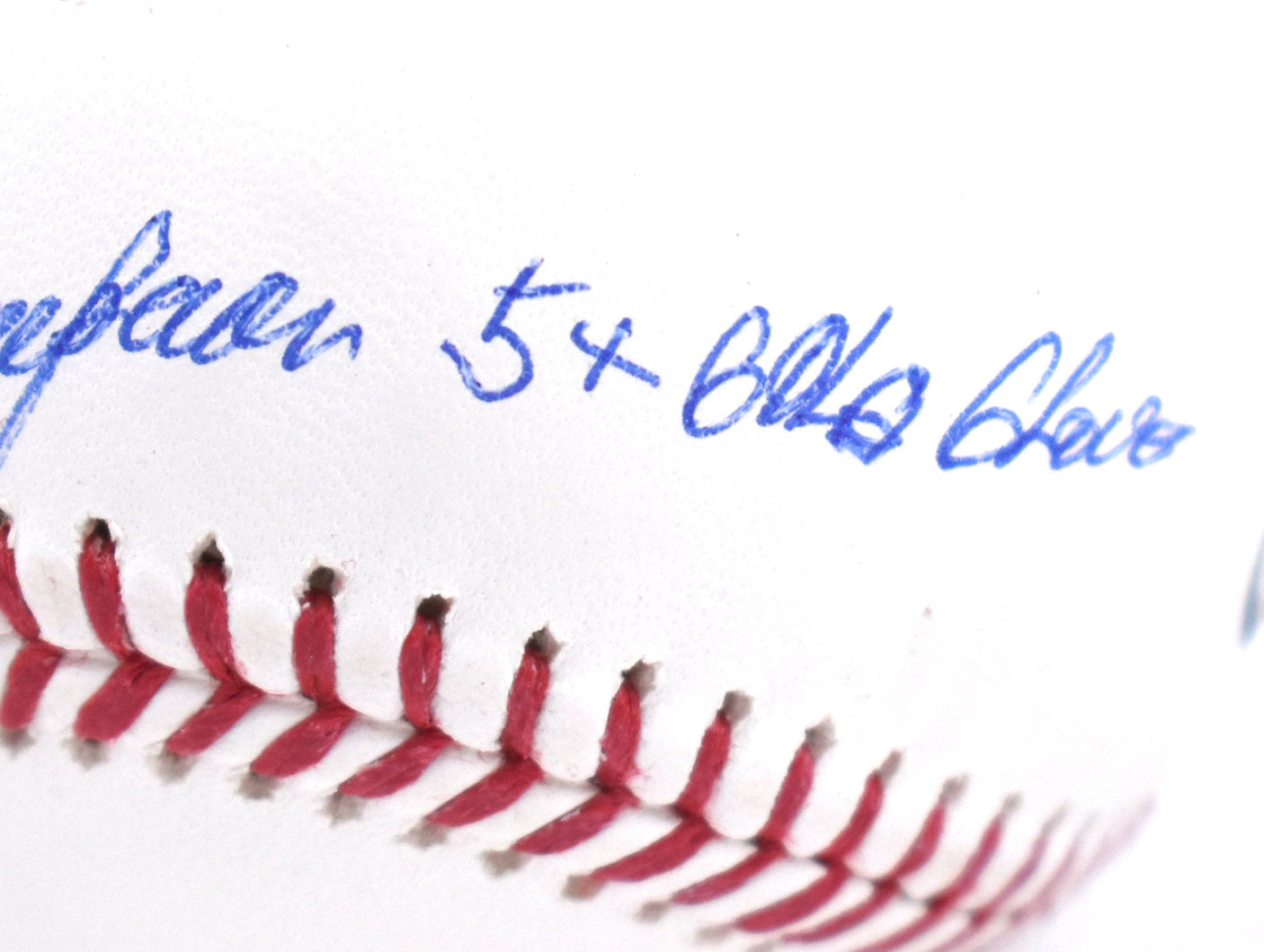 Dave Concepcion Autographed Rawlings OML Baseball w/ Stats - Beckett W Hologram