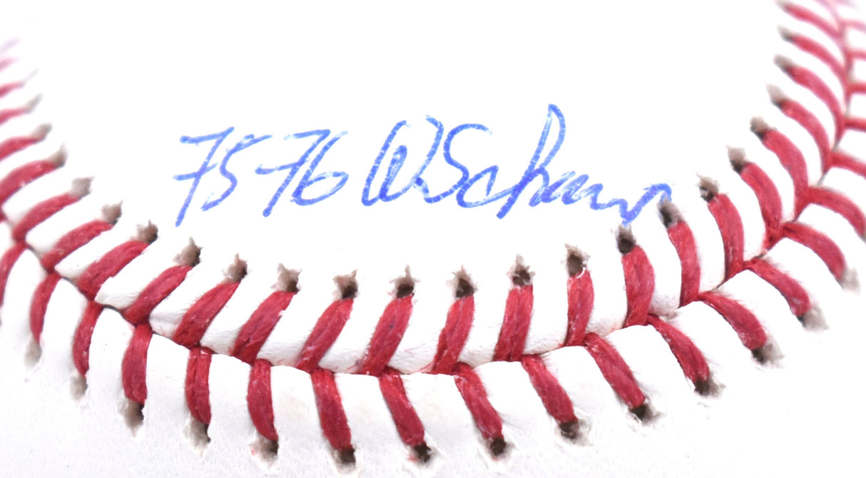Dave Concepcion Autographed Rawlings OML Baseball w/ Stats - Beckett W Hologram