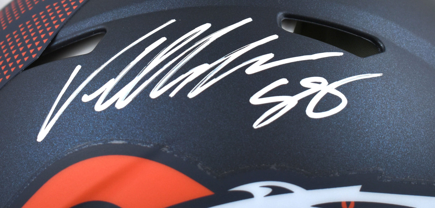 Von Miller Signed Denver Broncos F/S 2024 Speed Authentic Helmet- Beckett W Holo