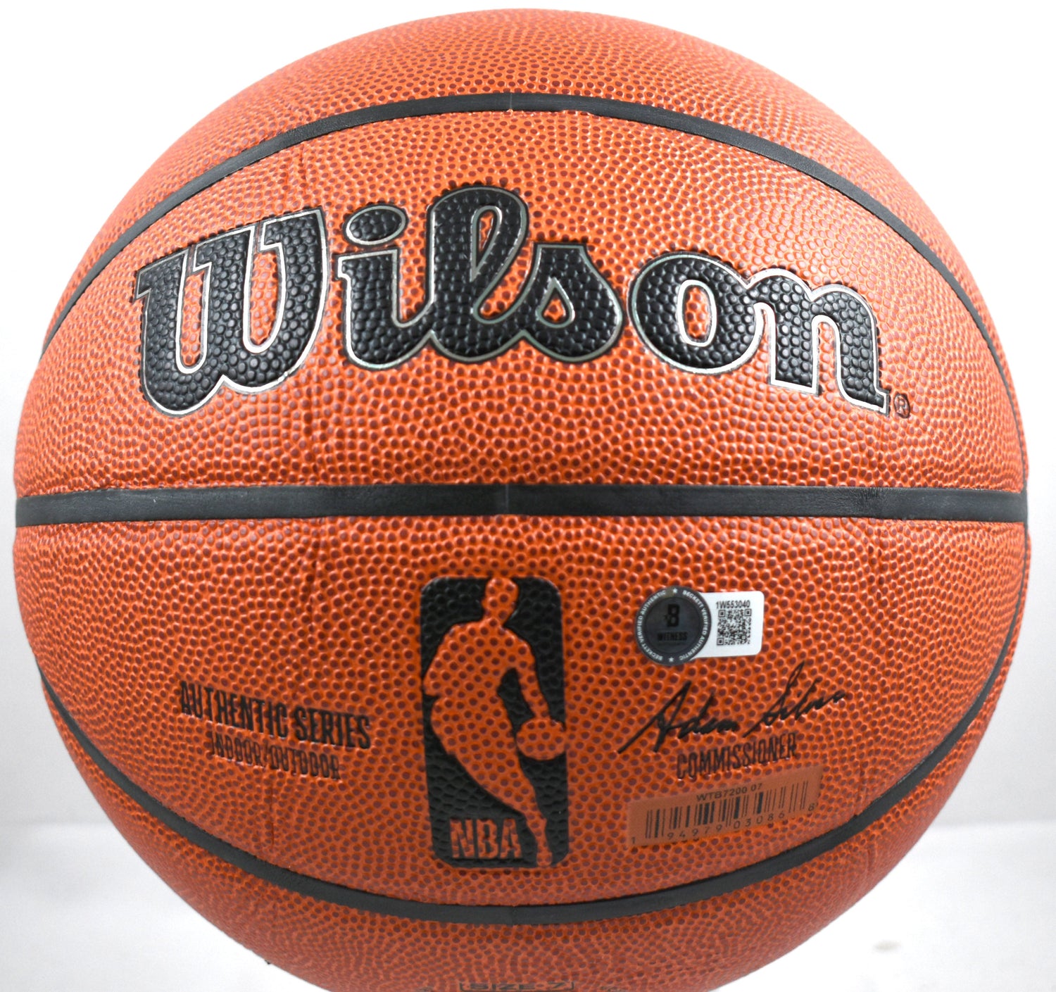Yao Ming Autographed Official NBA Wilson Basketball - Beckett W Hologram *Silver