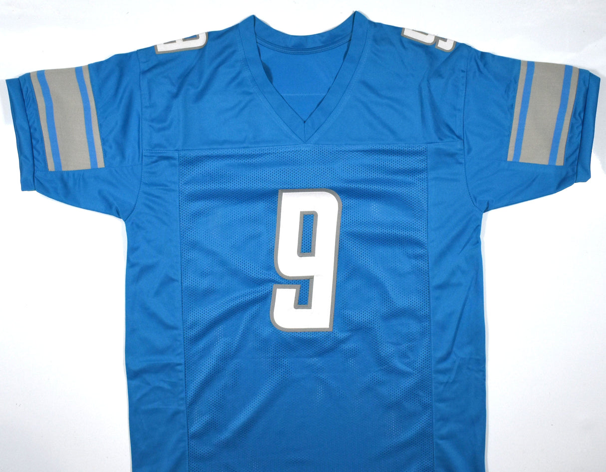 Jameson Williams Autographed Blue Pro Style Jersey - Beckett W Hologram *Black