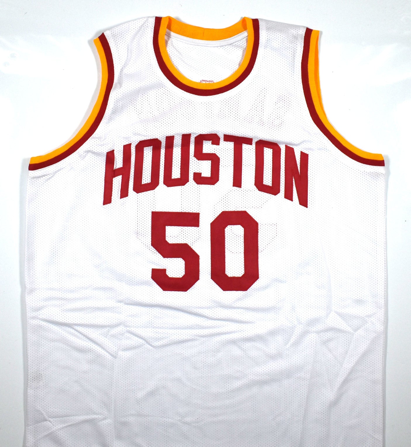 Ralph Sampson Autographed White Pro Style Jersey - Beckett W Hologram *Black