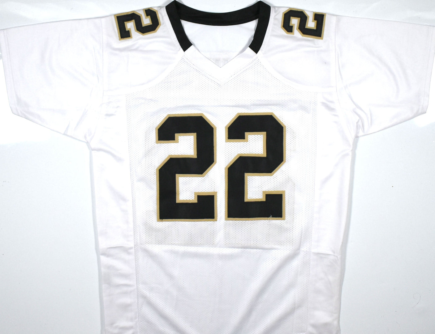 Rashid Shaheed Autographed White Pro Style Jersey - Beckett W Hologram *Gold