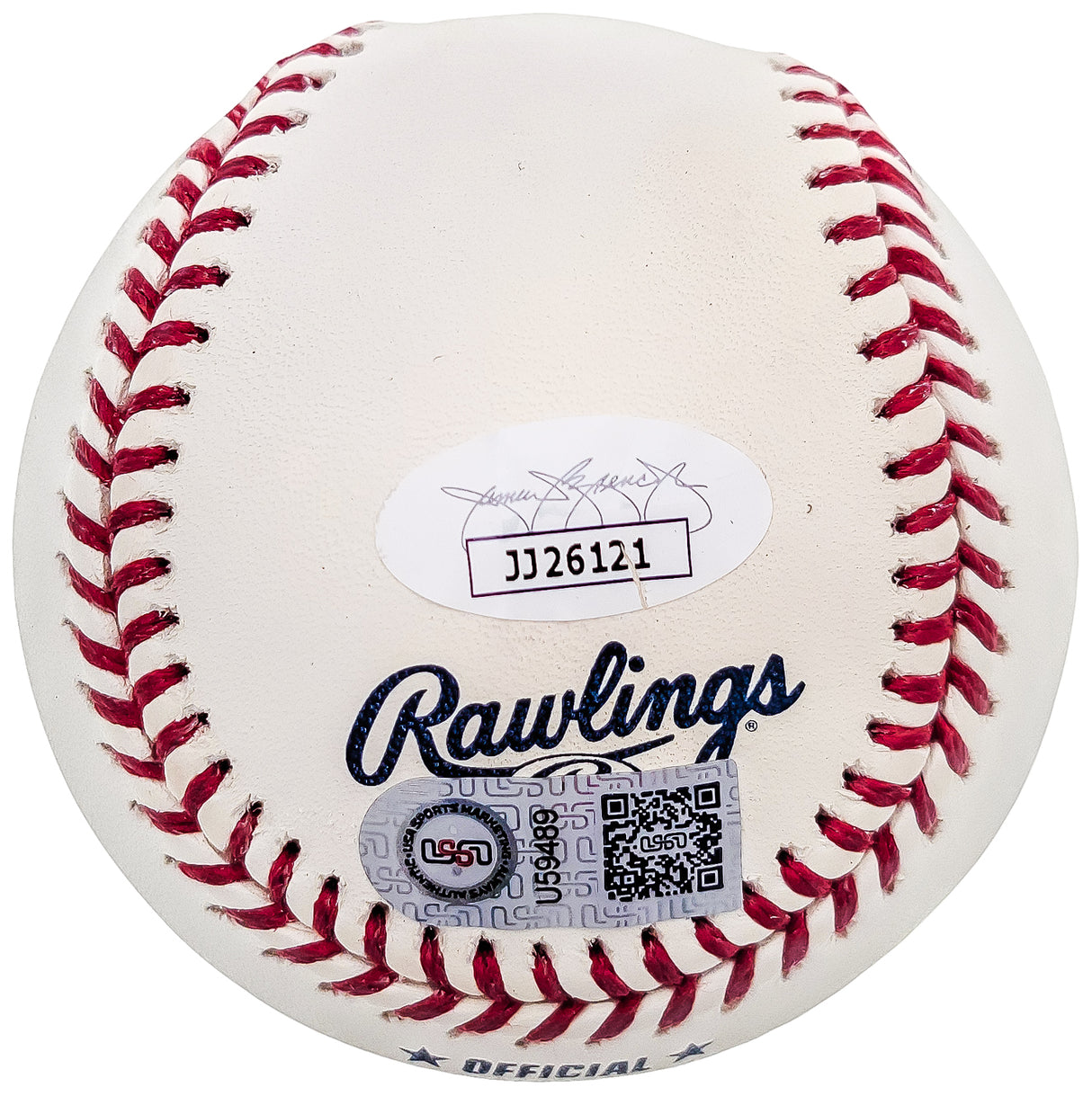 Fernando Tatis Jr. Autographed Official MLB 2018 All Star Futures Logo Game Baseball San Diego Padres "Viva RD" JSA Stock #202017