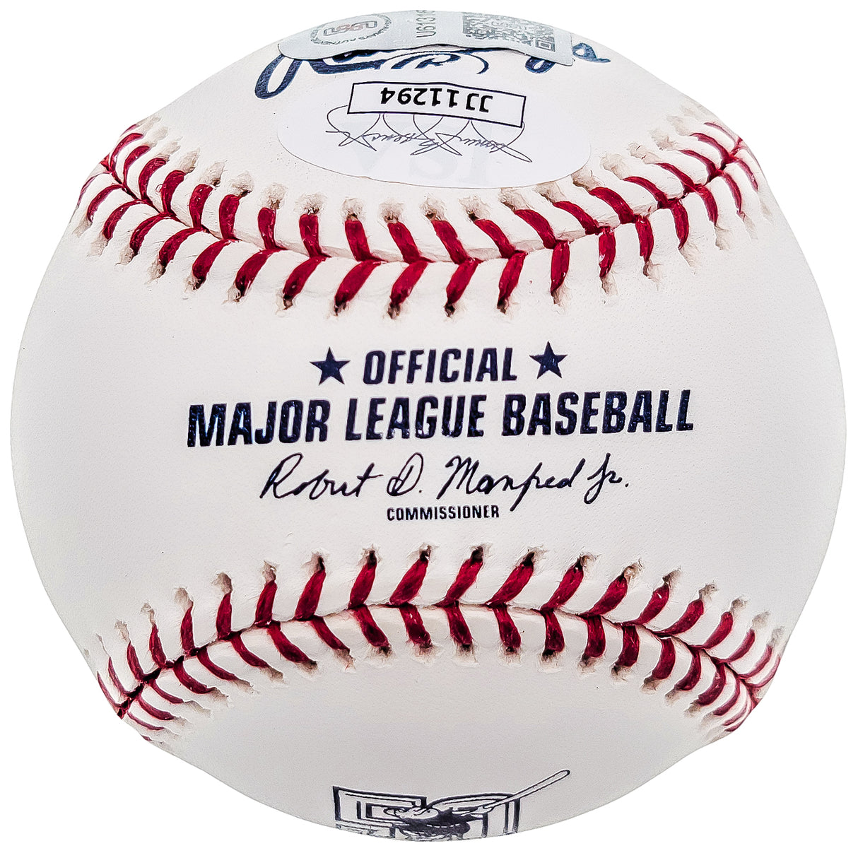 Fernando Tatis Jr. Autographed Official MLB 50th Anniversary Logo Baseball San Diego Padres "Bebo" JSA Stock #202019
