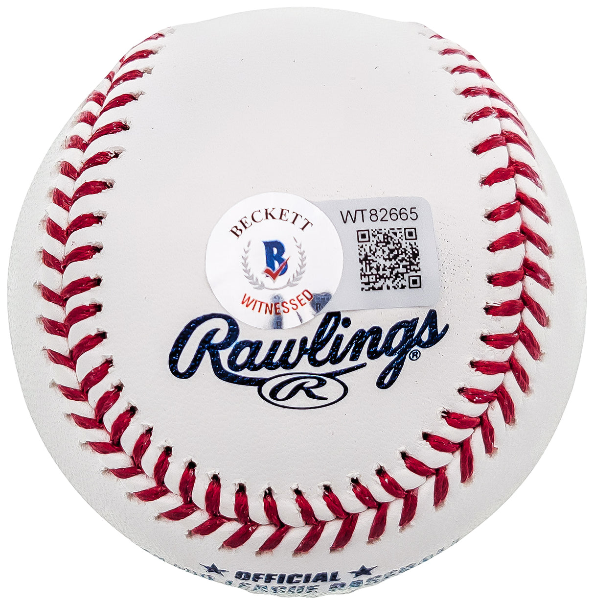 Andre Dawson Autographed Official MLB Baseball Montreal Expos "The Hawk" Beckett BAS QR Stock #202050