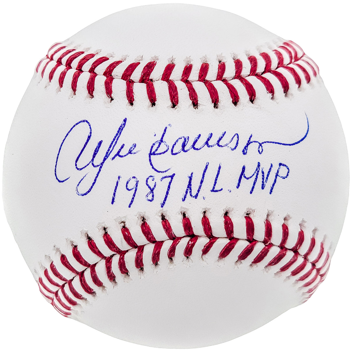 Andre Dawson Autographed Official MLB Baseball Montreal Expos "1987 NL MVP" Beckett BAS QR Stock #202051