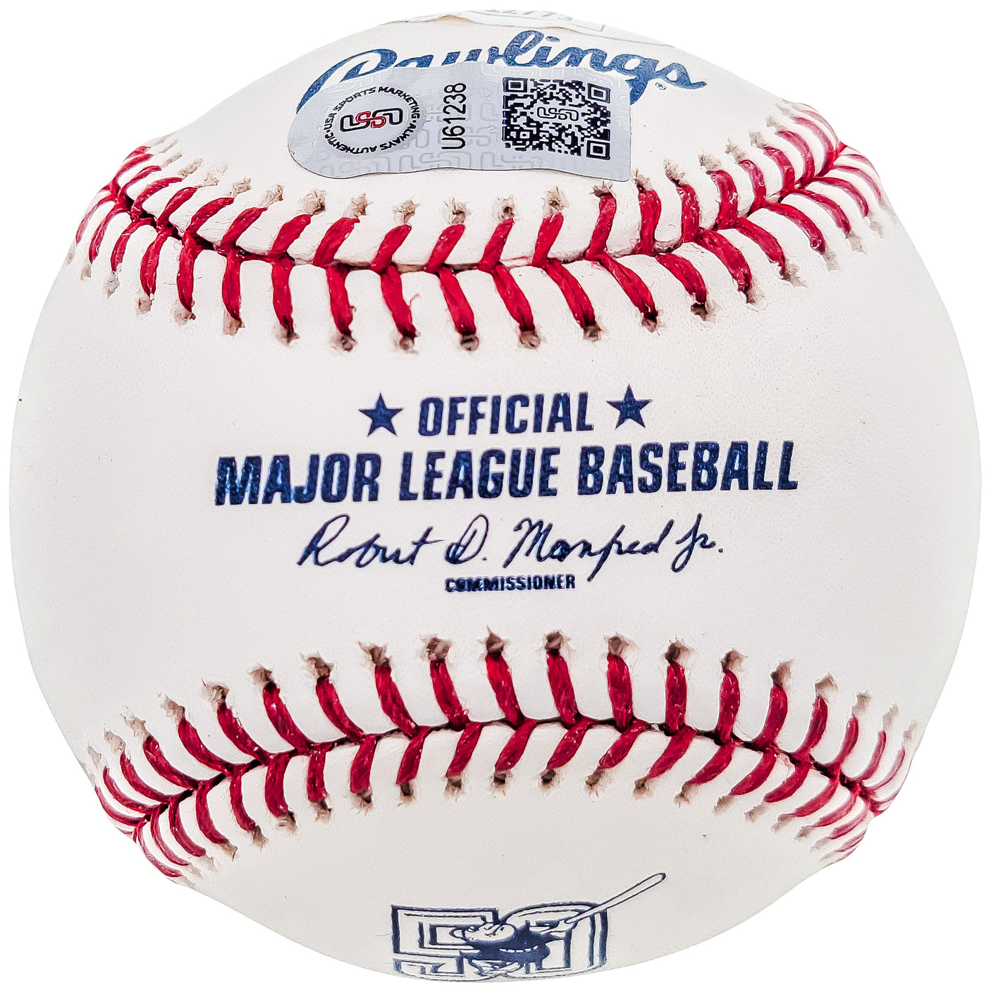 Fernando Tatis Jr. Autographed Official MLB 50th Anniversary Logo Baseball San Diego Padres Full Name JSA #JJ12773
