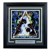 Joe Elliott Phil Collen Signed Framed 12x12 Def Leppard Photo JSA ITP