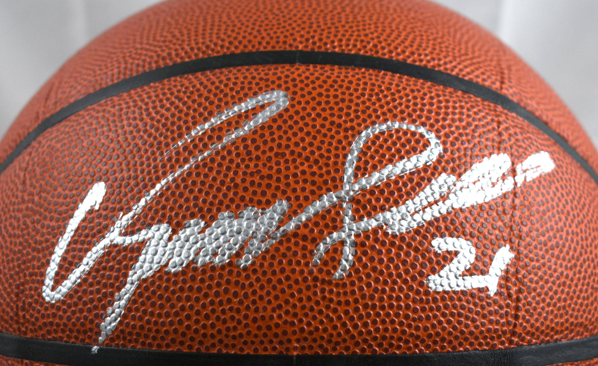 Dominique Wilkins Autographed Authentic NBA Wilson Basketball - Beckett W Holo