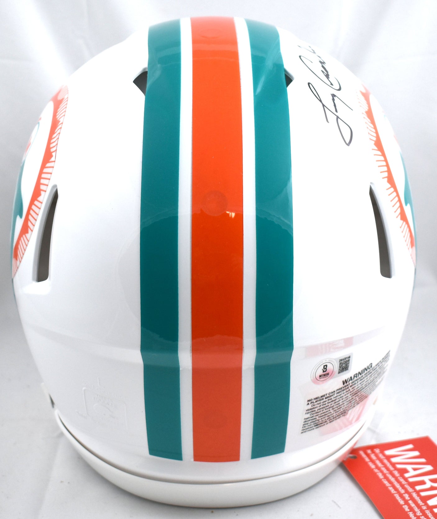Larry Csonka Signed Miami Dolphins 72 F/S Speed Authentic Helmet- Beckett W Holo