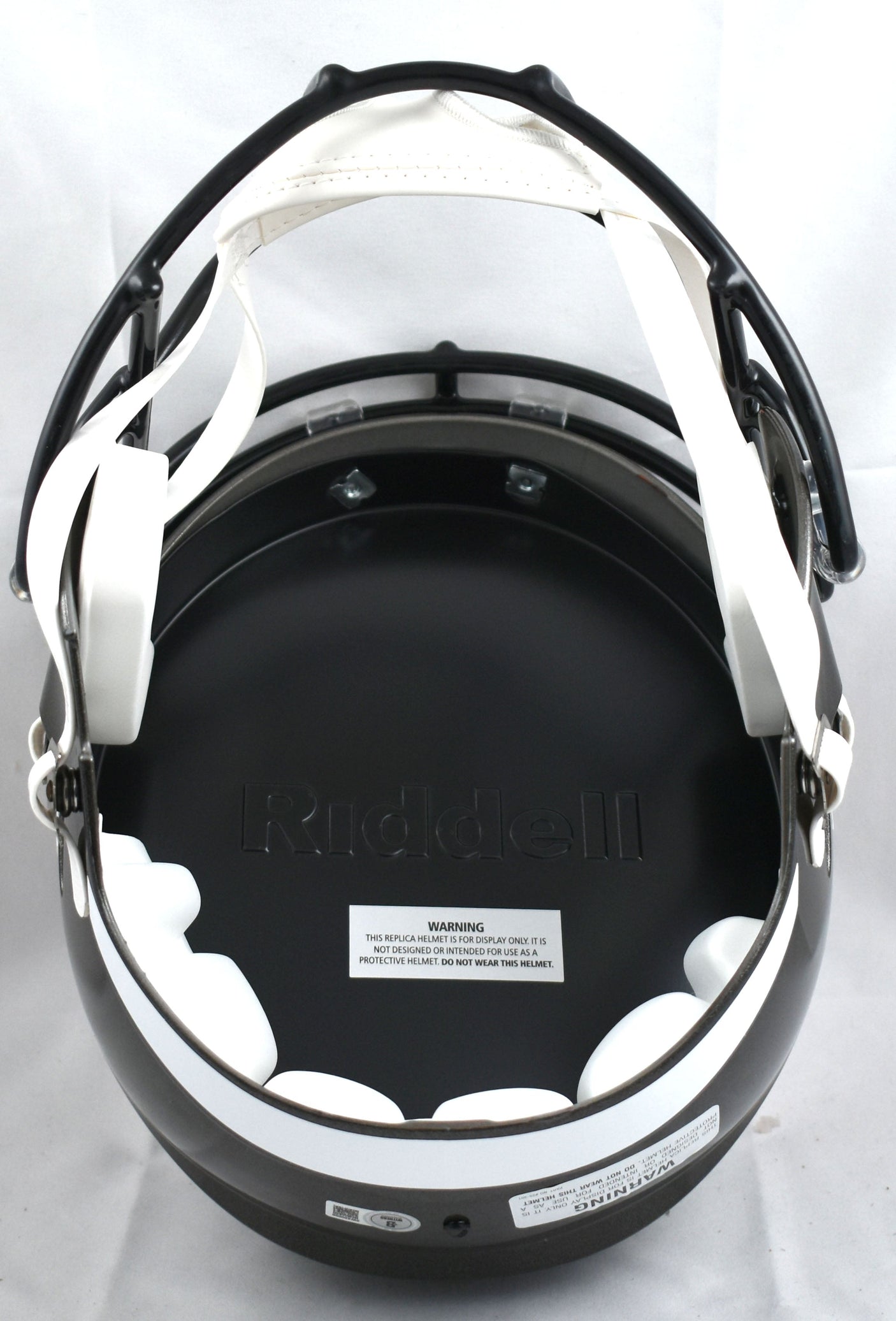 Ronde Barber Autographed Buccaneers F/S Speed Helmet w/ HOF - Beckett W Hologram