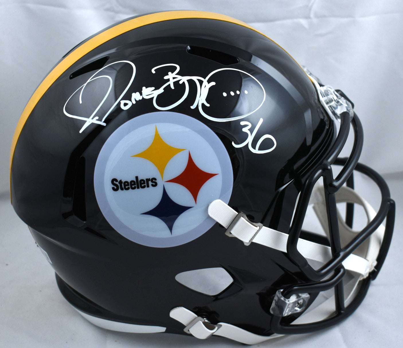 Jerome Bettis Autographed Pittsburgh Steelers F/S Speed Helmet - Beckett W Holo