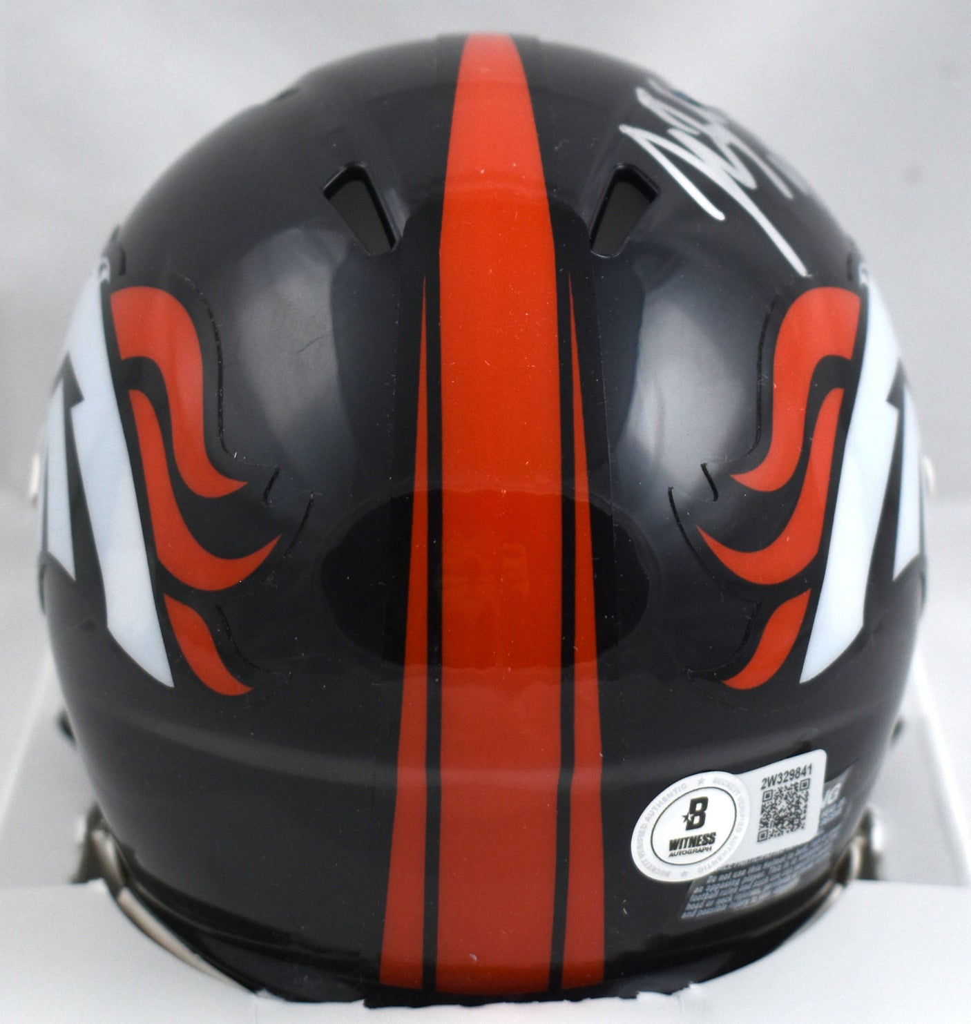 John Lynch Autographed Denver Broncos 97-13 Speed Mini Helmet - Beckett W Holo