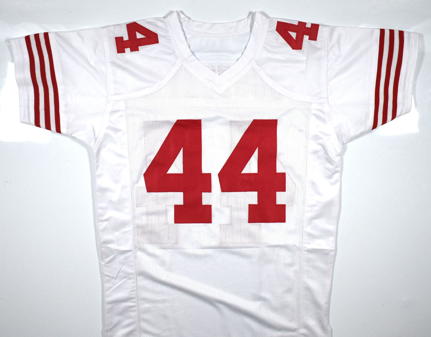 Kyle Juszczyk Autographed White Pro Style Jersey - Beckett W Hologram *Black