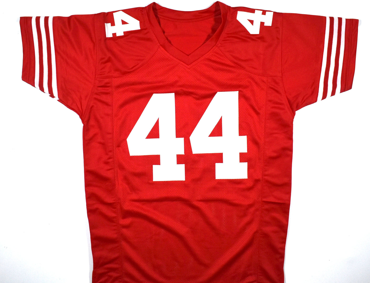 Kyle Juszczyk Autographed Red Pro Style Jersey - Beckett W Hologram *Black