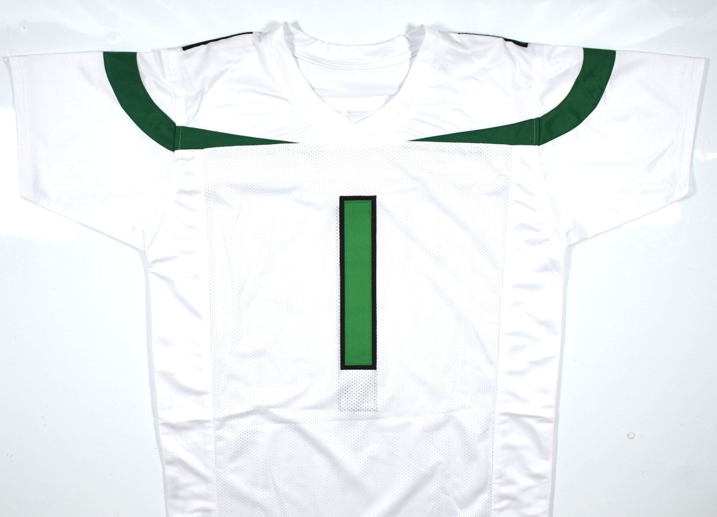 Ahmad Sauce Gardner Autographed White Pro Style Jersey-Beckett W Hologram*Silver