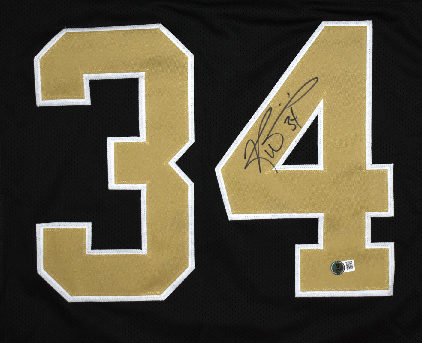 Ricky Williams Autographed Black Pro Style Jersey - Beckett W Hologram *Black