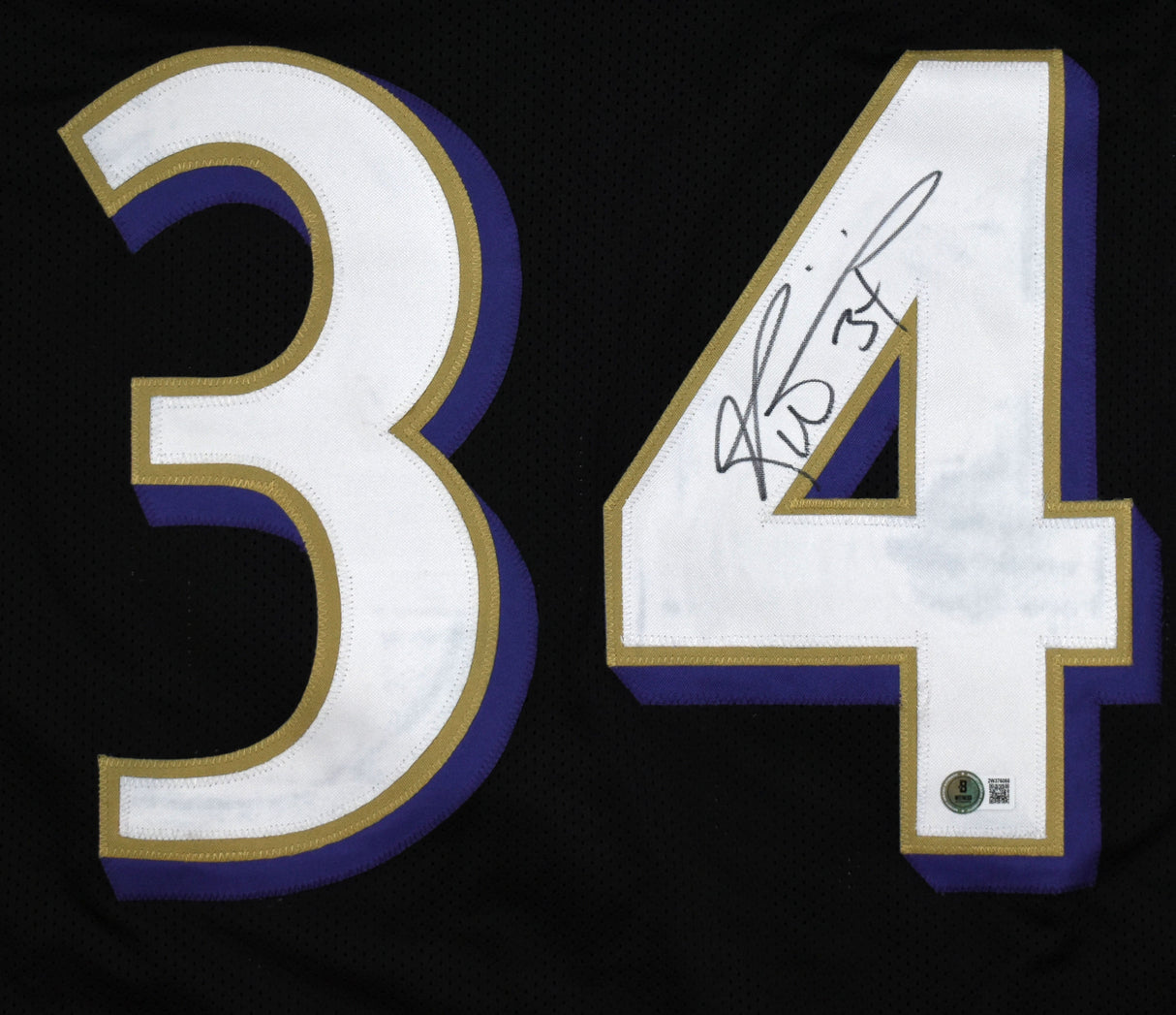 Ricky Williams Autographed Black Pro Style Jersey - Beckett W Hologram *Black