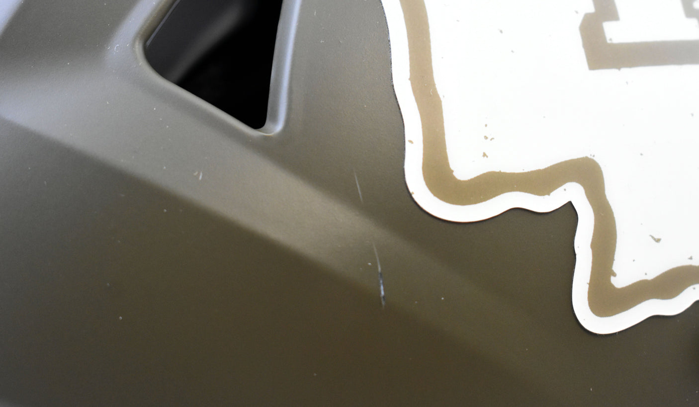 Travis Kelce Autographed Chiefs F/S Salute SpeedFlex Helmet - Beckett W Holo