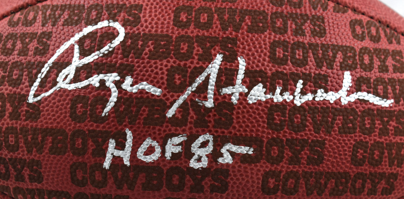 Roger Staubach Signed Cowboys Showcase Duke Football w/HOF - Beckett W Hologram