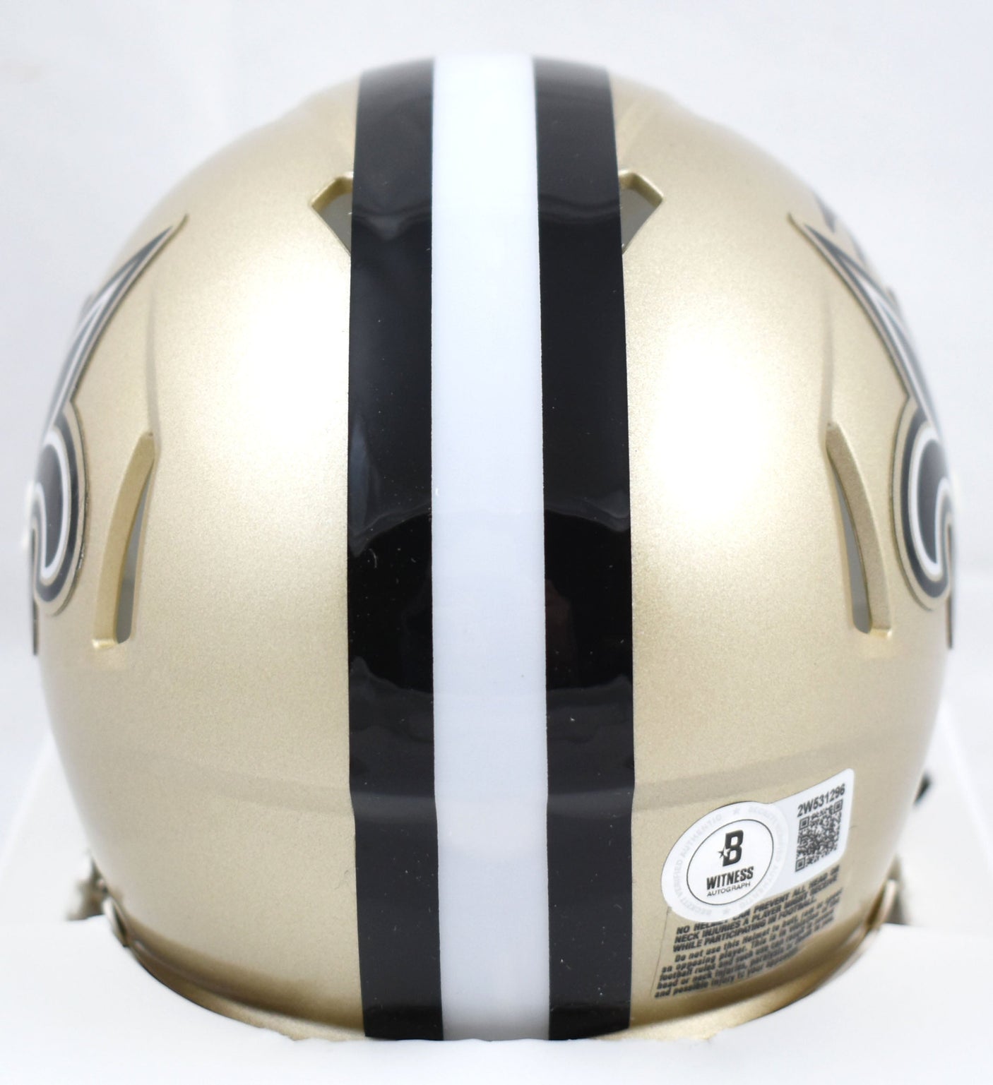 Alvin Kamara Autographed New Orleans Saints Speed Mini Helmet-Beckett W Hologram