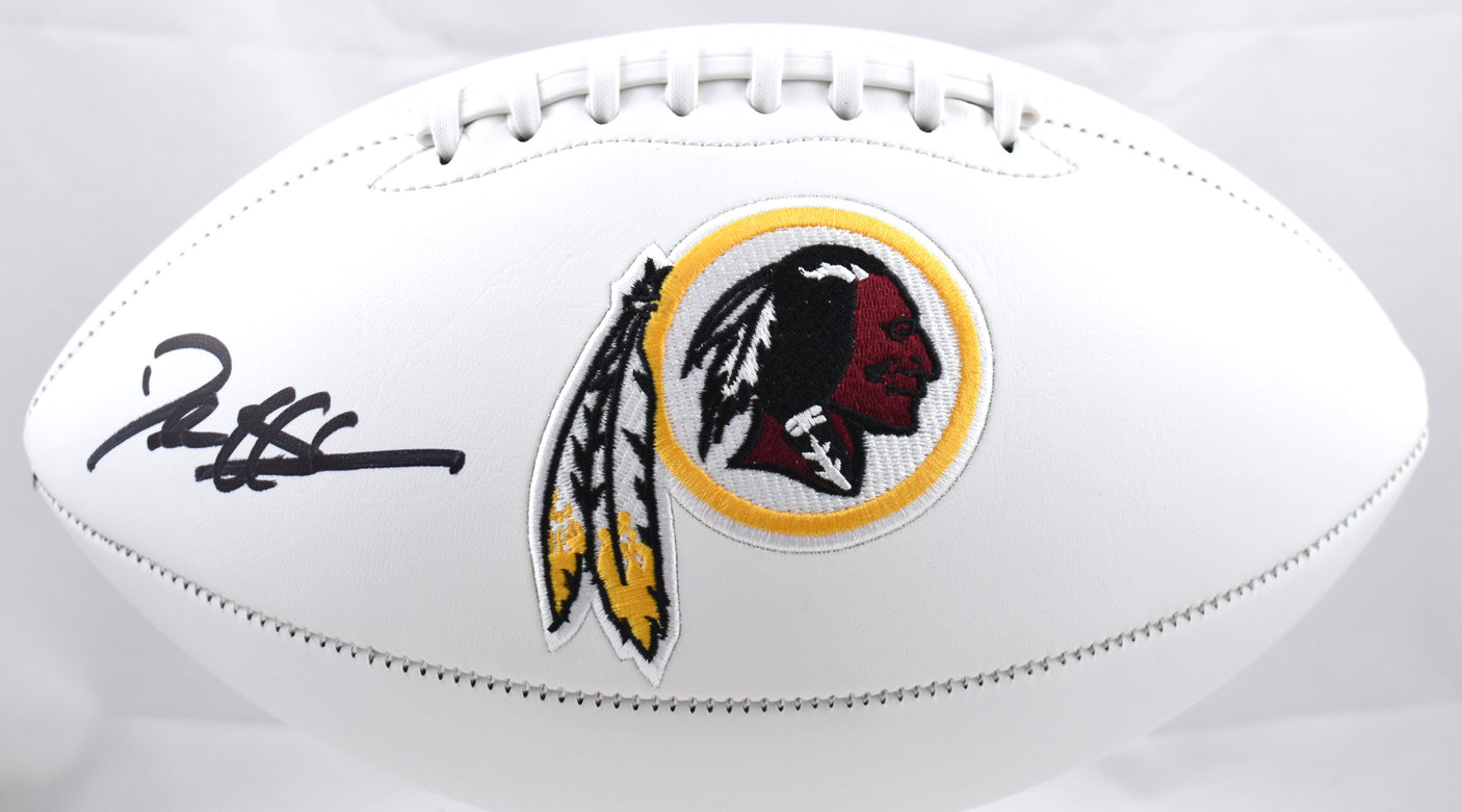 Deion Sanders Autographed Washington Redskins Logo Football - Beckett W Hologram