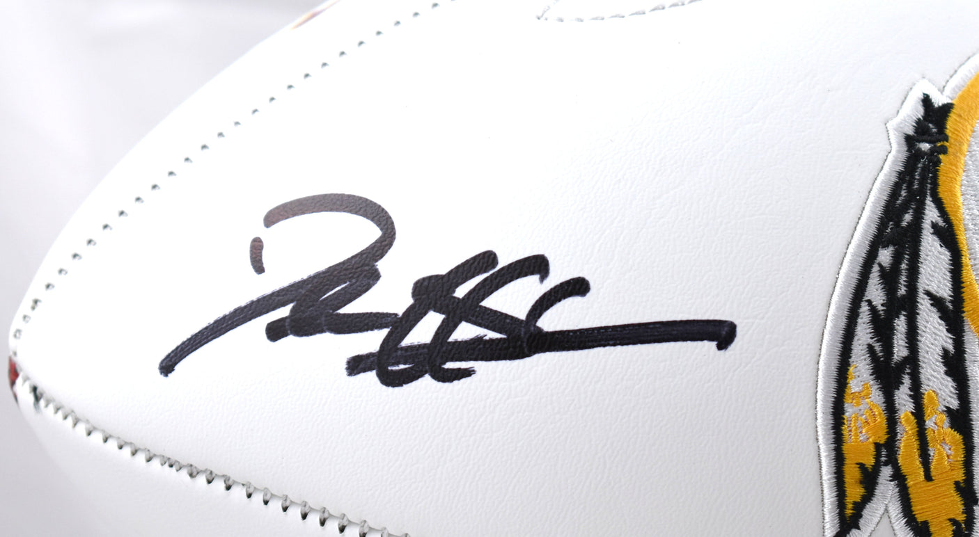 Deion Sanders Autographed Washington Redskins Logo Football - Beckett W Hologram