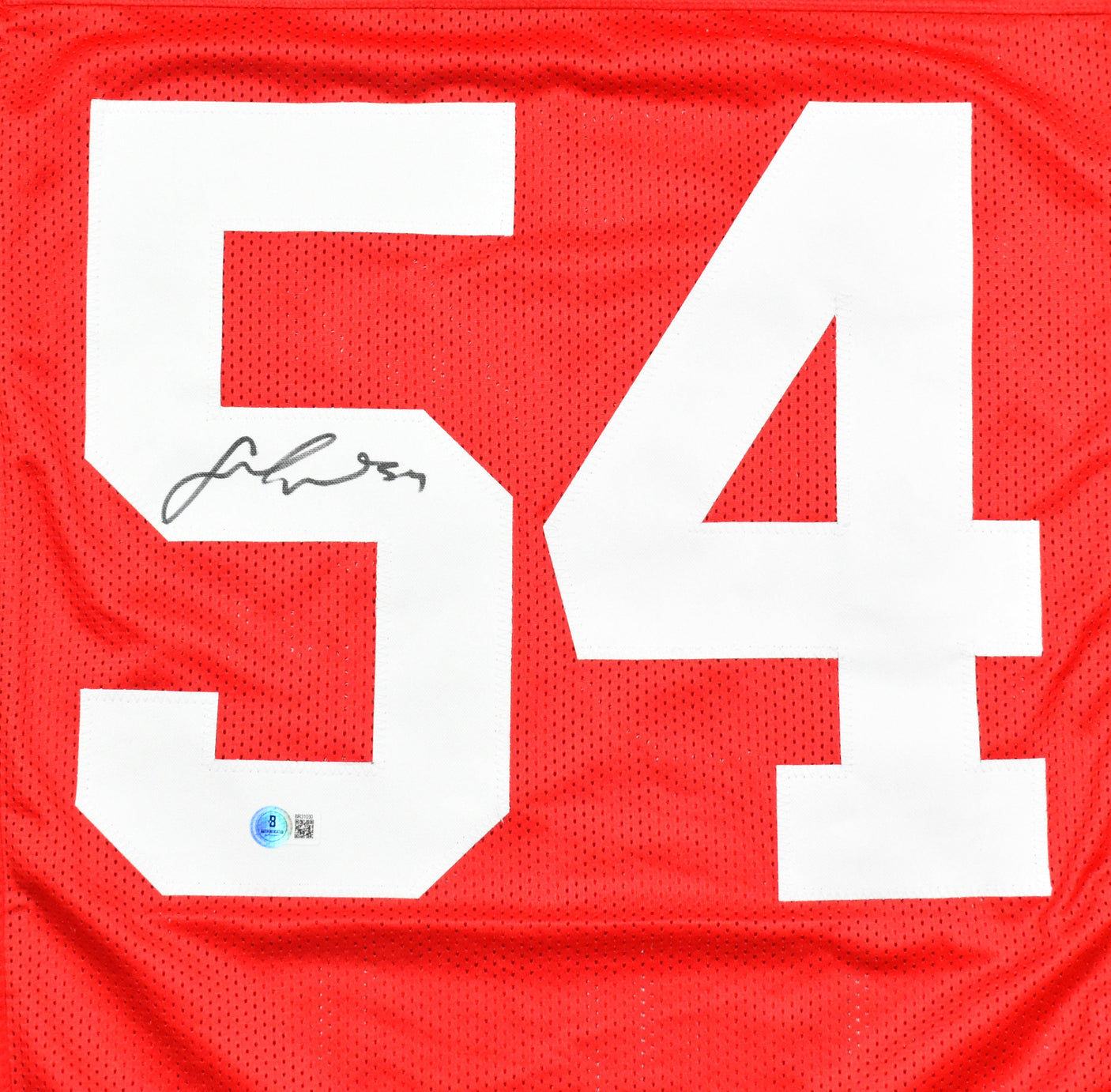 Fred Warner Autographed White Pro Style Jersey - Beckett W Hologram *Black