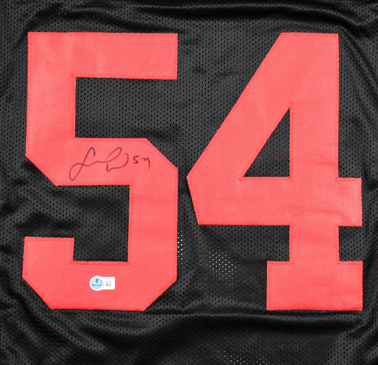 Fred Warner Autographed Black Pro Style Jersey - Beckett W Hologram *Black