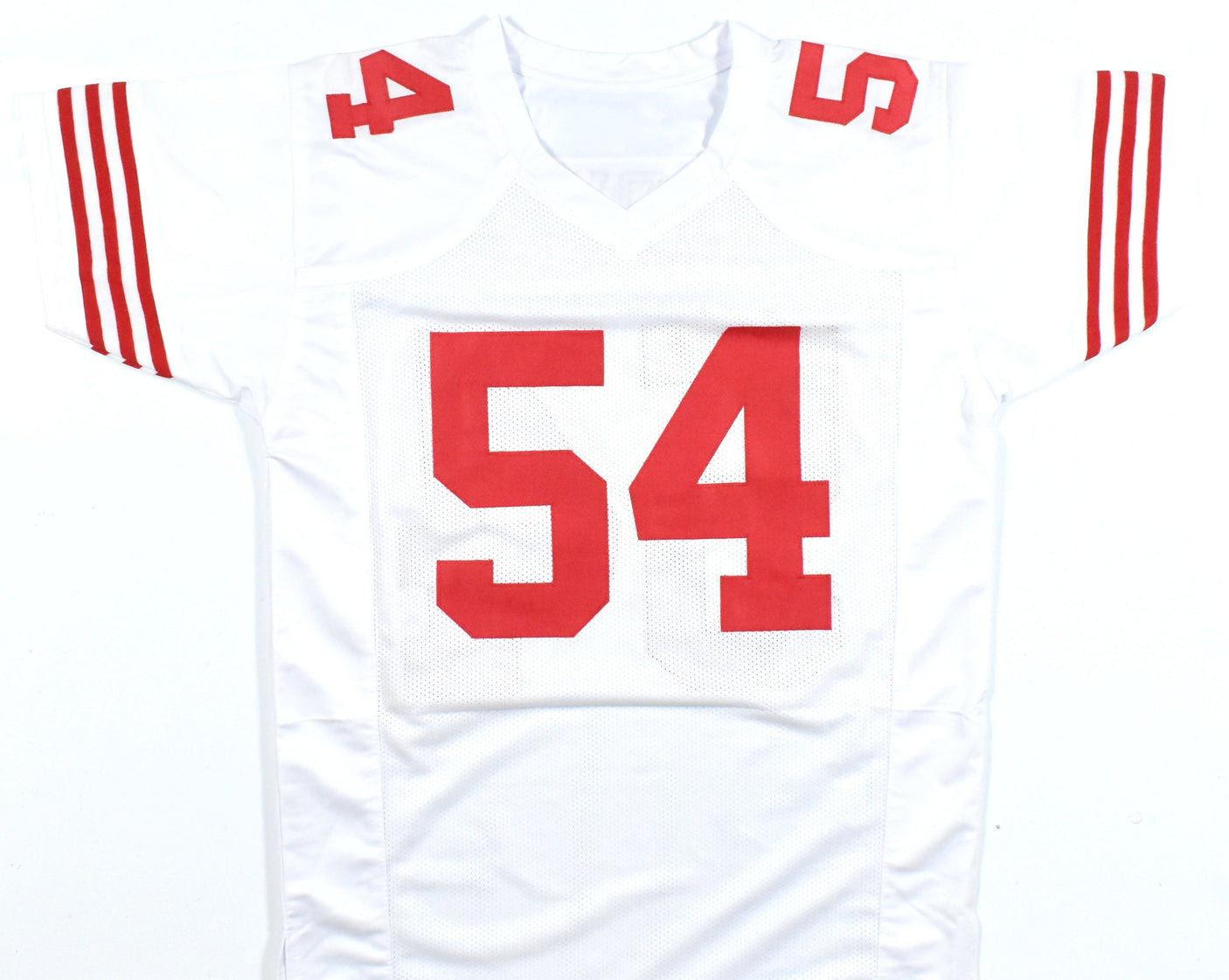 Fred Warner Autographed Red Pro Style Jersey - Beckett W Hologram *Black