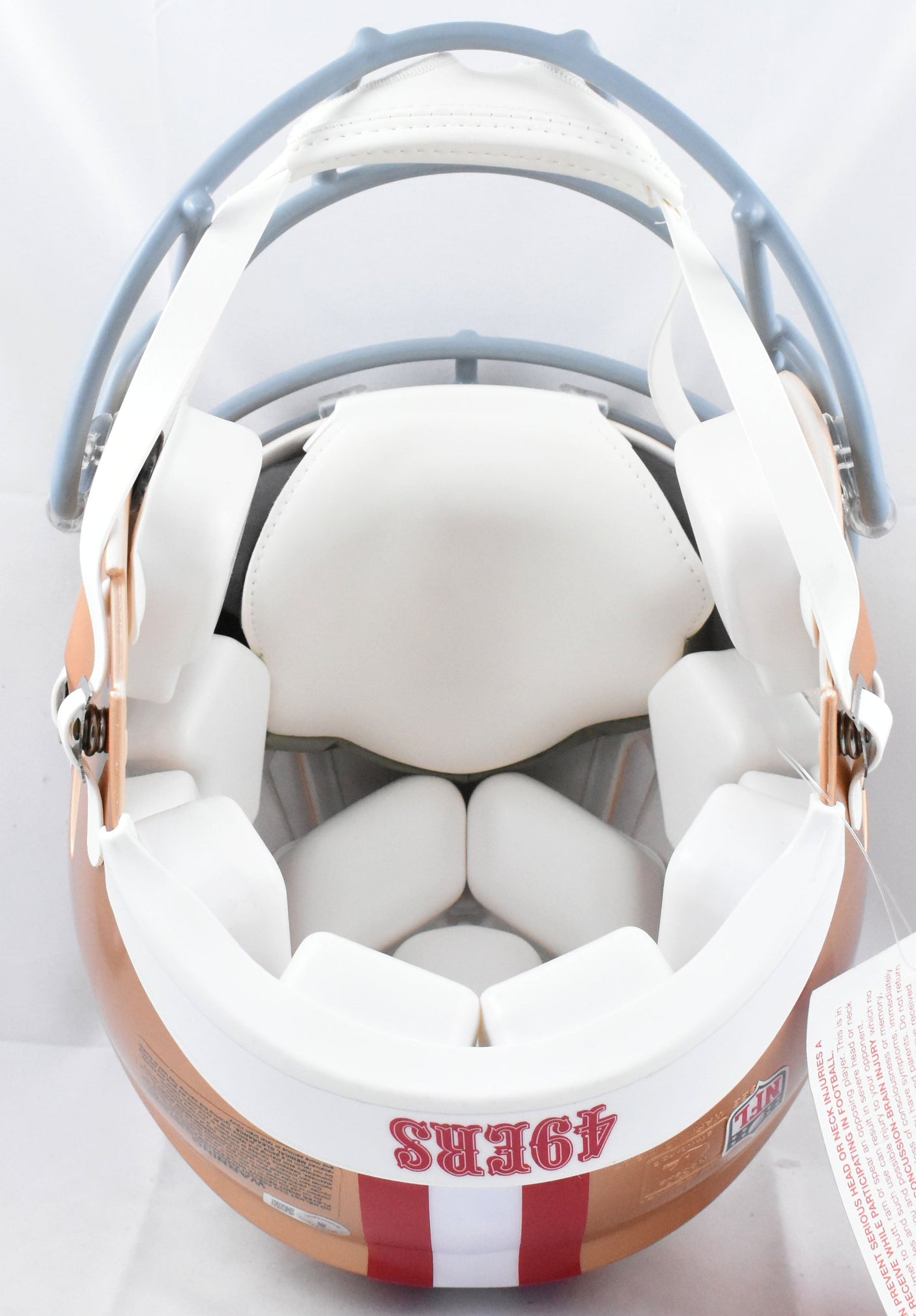 Fred Warner Autographed 49ers F/S Speed Authentic Helmet - Beckett W Hologram