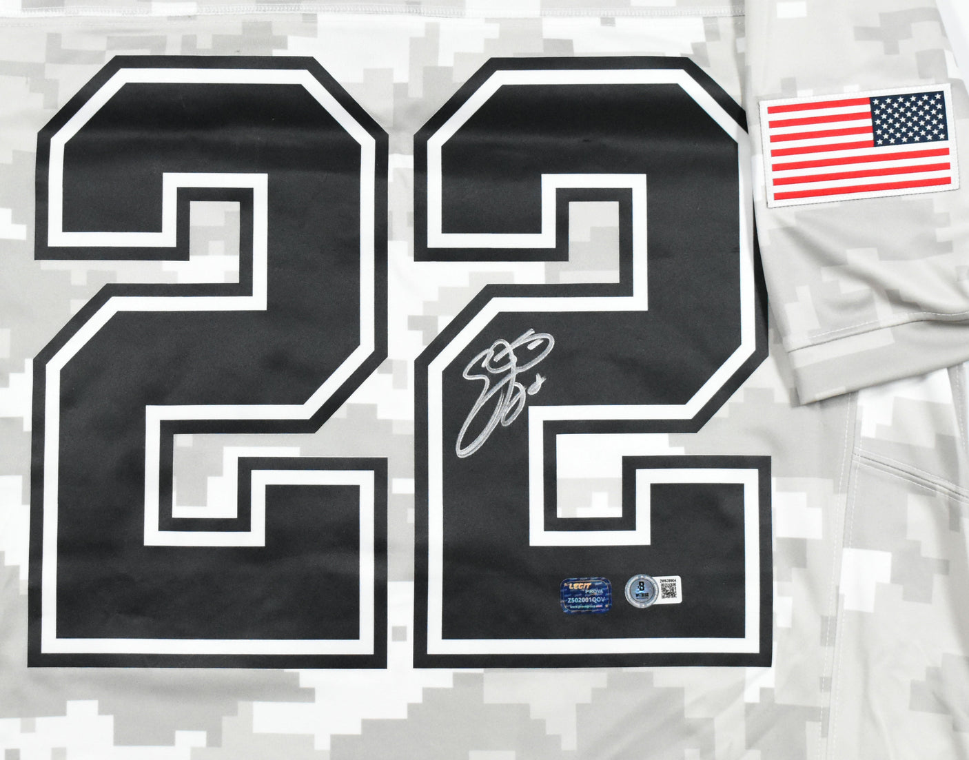 Emmitt Smith Signed Cowboys Salute 2024 Nike Game Jersey- Beckett W Holo *Silver