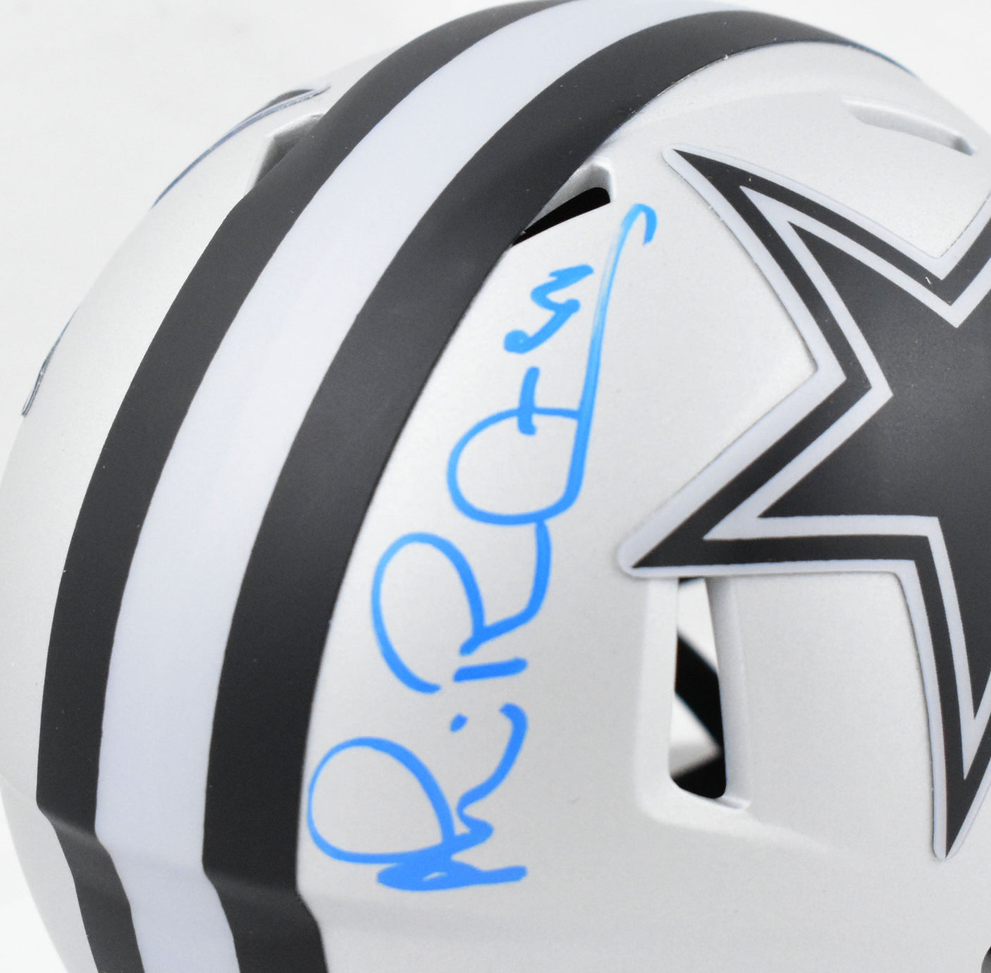Michael Irvin Autographed Dallas Cowboys Rave Speed Mini Helmet - Beckett W Holo