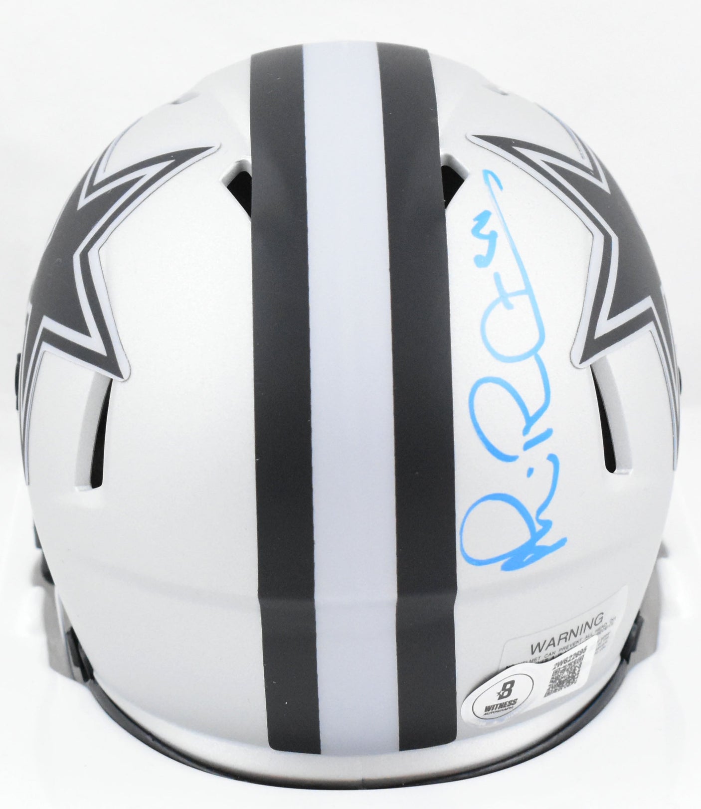 Michael Irvin Autographed Dallas Cowboys Rave Speed Mini Helmet - Beckett W Holo