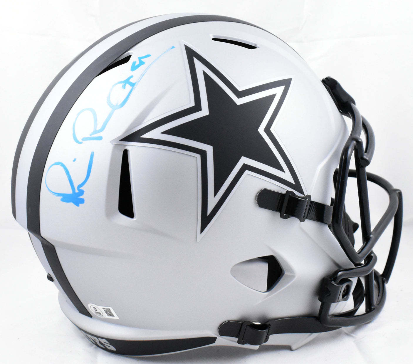 Michael Irvin Autographed Dallas Cowboys F/S Rave Speed Helmet-BeckettW Hologram
