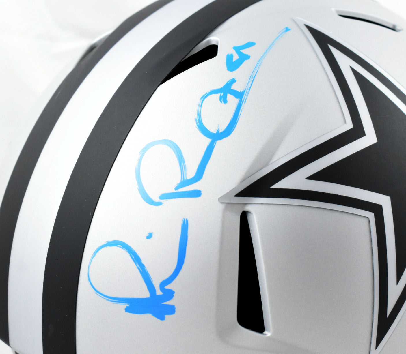 Michael Irvin Autographed Dallas Cowboys F/S Rave Speed Helmet-BeckettW Hologram