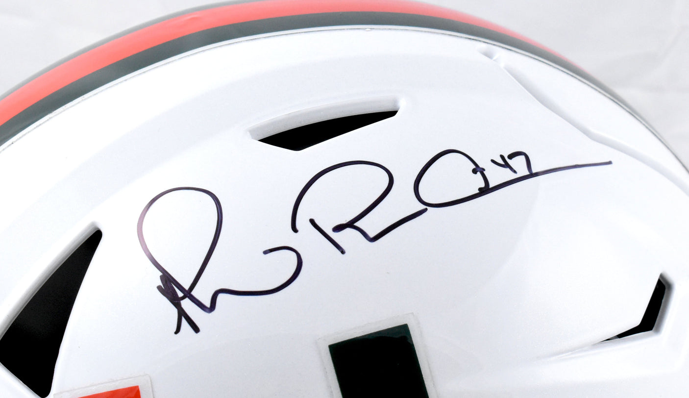 Michael Irvin Autographed Miami Hurricanes F/S SpeedFlex Helmet- Beckett W Holo