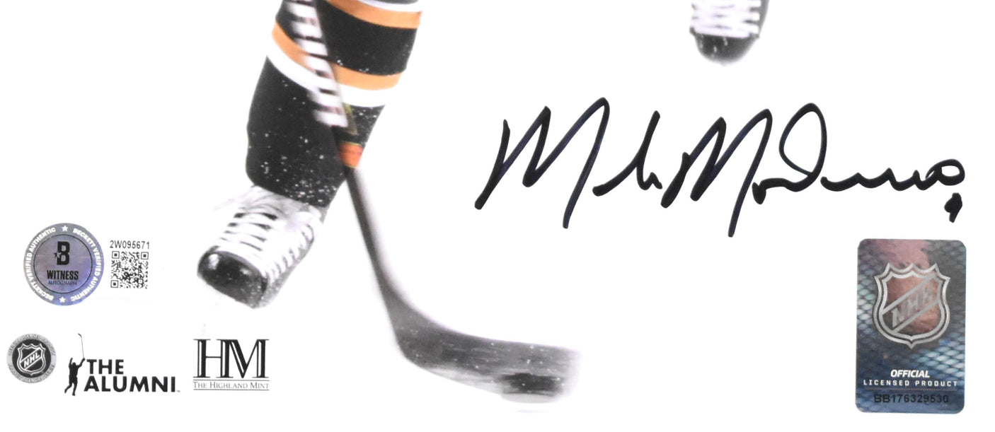 Mike Modano Autographed Dallas Stars 8x10 Shooting Photo - Beckett W Hologram