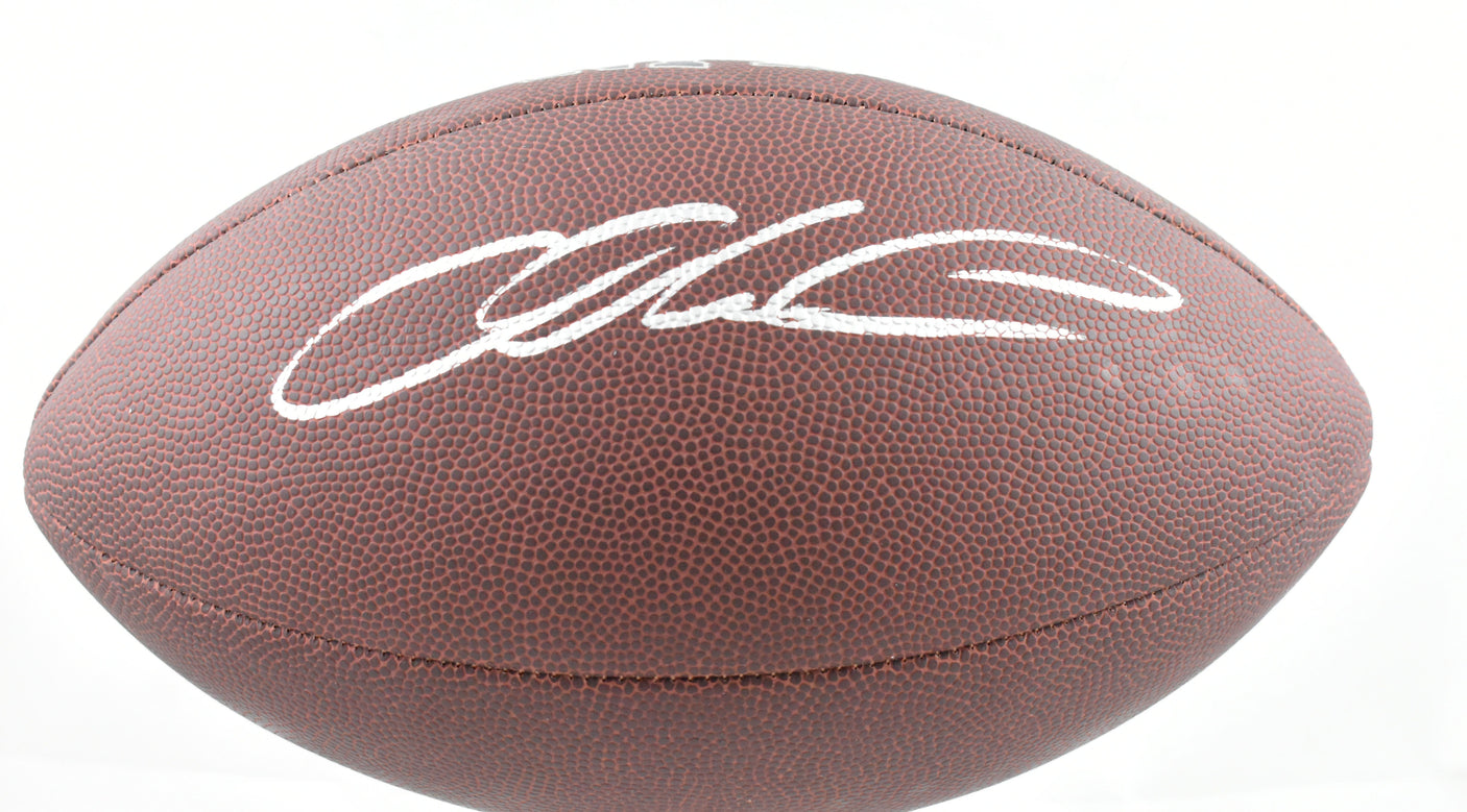 Quinshon Judkins Autographed NFL Super Grip Football- Beckett W Hologram *Silver