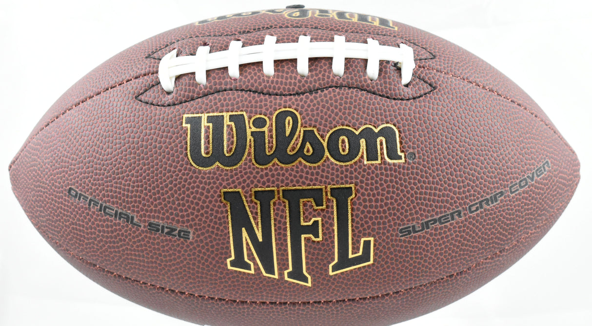 Jack Sawyer Autographed NFL Super Grip Football - Beckett W Hologram *Silver