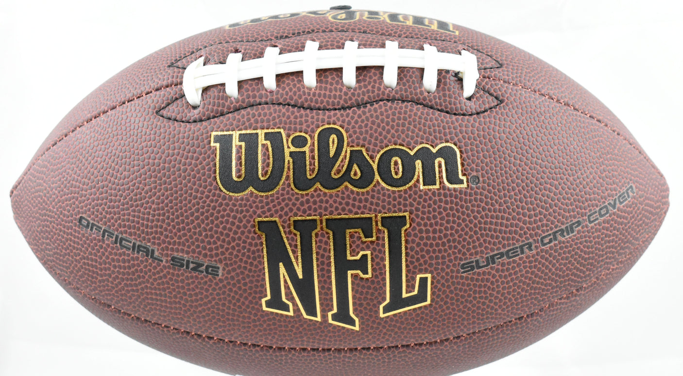 Jack Sawyer Autographed NFL Super Grip Football - Beckett W Hologram *Silver